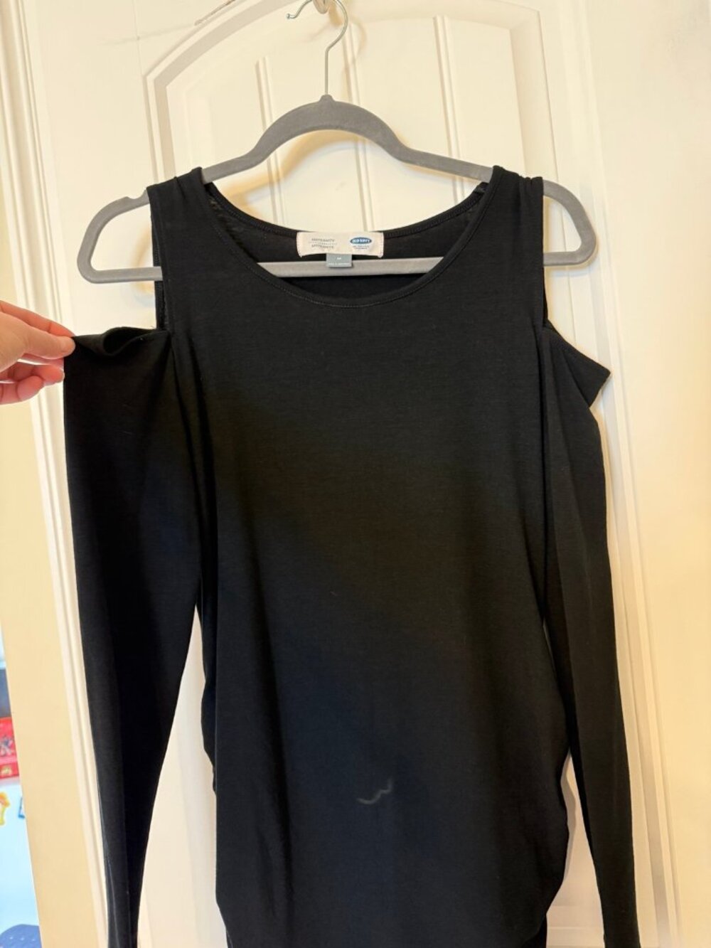 Brand new maternity, long sleeve off shoulder, Old Navy shirt